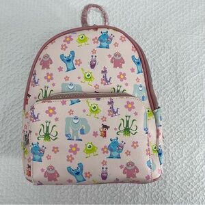 Danielle Nicole Pixar Monsters Inc Pink Mini Backpack
